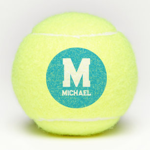 Balles De Tennis Nom personnalisé Monogramme