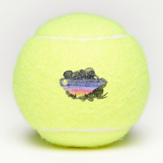 Balles De Tennis Nuit Diamond (Devant)