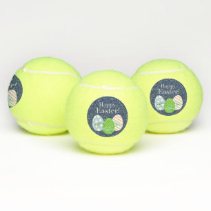 Balles De Tennis Oeufs de pâques heureux