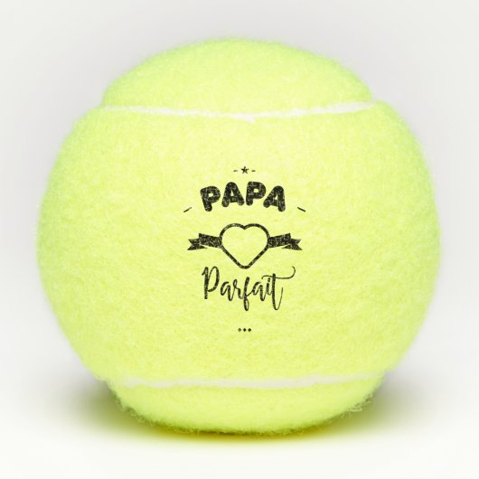 Balles De Tennis Papa parfait (Devant)