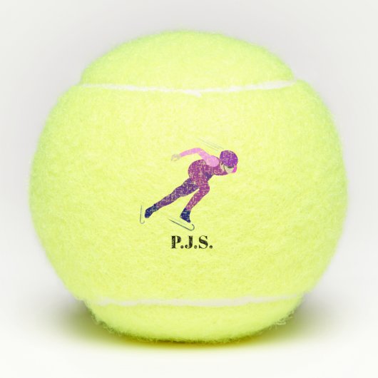 Balles De Tennis Patinage de vitesse (Devant)