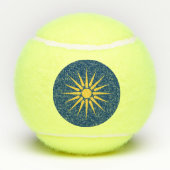Balles De Tennis Patriotic Tennis Ball with Flag of Macedonia (Dos)