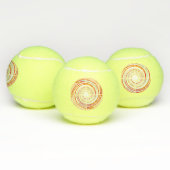 Balles De Tennis Peinture à l'huile de swirl (Multiple)