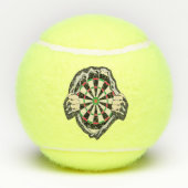 Balles De Tennis Percée vers le Bullseye - Ultimate Dartboard (Dos)