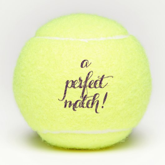 Balles De Tennis Perfect Match Tennis Ball (Devant)