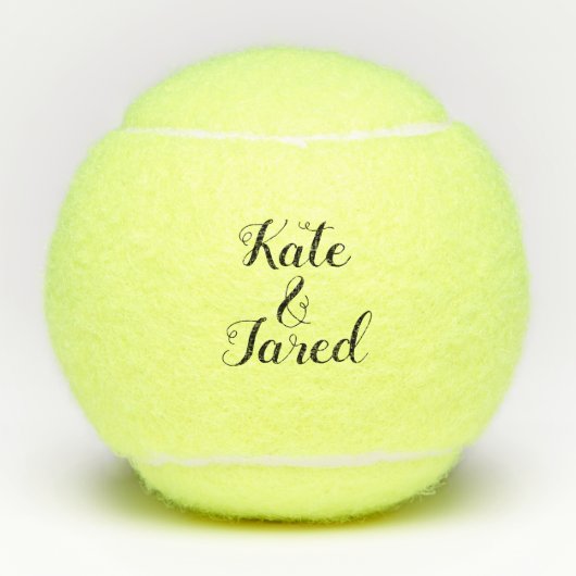 Balles De Tennis Personnalisé (Devant)
