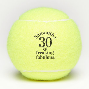 Balles De Tennis Personnalisé 30 & Fabuleux anniversaire
