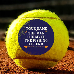 Balles De Tennis Personnalisé L'Homme Le Mythe La Légende De La Pêc