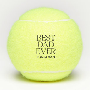 Balles De Tennis Personnalisé Meilleur Papa Jamais Fête des pères m