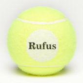 Balles de tennis personnalisées (Dos)