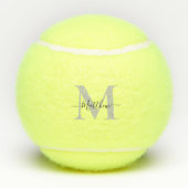 Balles De Tennis Personnaliser le nom initial du monogramme (Dos)
