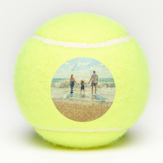 Balles De Tennis Photo de Custom (Dos)