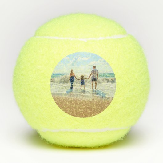 Balles De Tennis Photo de Custom (Devant)