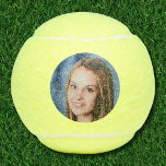 Balles De Tennis Photo personnalisée<br><div class="desc">Téléchargez une photo et créez facilement vos balles de tennis personnalisées. Vous pouvez TRANSFÉRER ce DESIGN sur d'autres produits Zazzle et l'ajuster à la plupart des articles Zazzle. Les conceptions Studio standard sont faites dans des graphiques vectoriels haute résolution pour une impression professionnelle. Merci pour le choix de nos designs...</div>