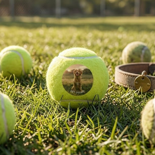Balles De Tennis Photo personnalisée avec le nom de votre chien