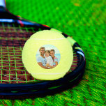 Balles De Tennis Photo personnalisée du joueur de tennis<br><div class="desc">Un cadeau de nouveauté amusant pour votre as de tennis préféré. Les joueurs simples ou doubles vont adorer ce ballon photo de tennis. Parfait pour sortir sur la cour ou comme affichage dans votre bureau. Ajoutez votre photo préférée de votre famille,  animal de compagnie,  entreprise ou personne.</div>