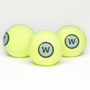 Balles De Tennis Plaque ronde monogramme