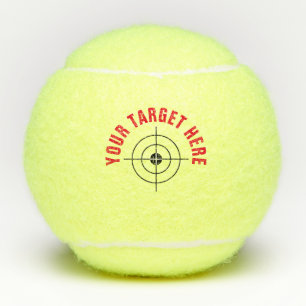 Balles De Tennis Pratique cible du logo crosshair transparent perso