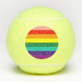 Balles De Tennis Premier drapeau Rainbow Pride (Devant)