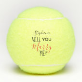 Balles De Tennis Proposition de mariage personnalisée (Devant)
