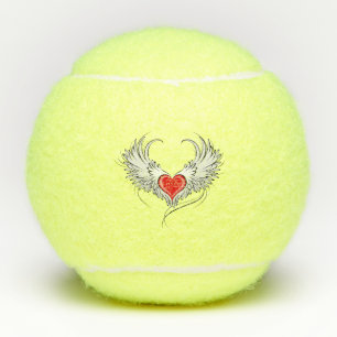 Balles De Tennis Red Angel Coeur avec ailes