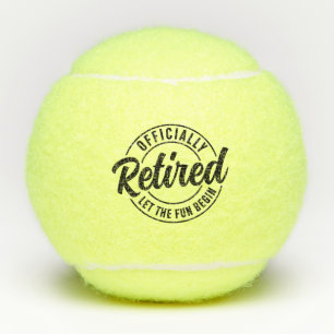 Balles De Tennis Retraite Drôle Officiellement Retraité 2026