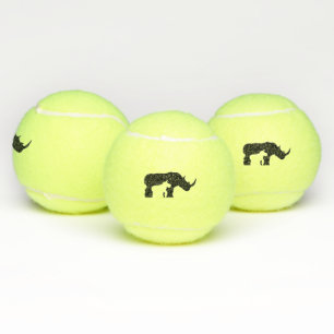 Balles De Tennis Rhino noir et blanc