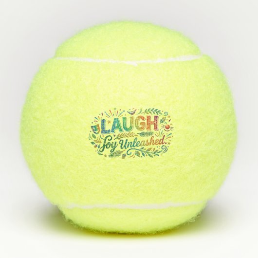 Balles De Tennis Rire Joie Libérée (Devant)