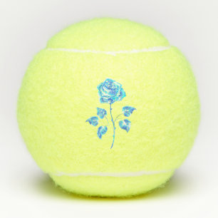 Balles De Tennis Rose bleu brûlant