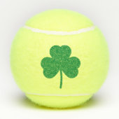 Balles De Tennis Shamrock vert de l'Jour de l'Saint Patrick de ferm (Dos)