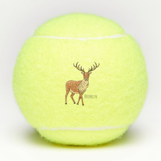 Balles De Tennis Simple dessin (Devant)