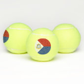 Balles De Tennis Sint Maarten Flag (Multiple)