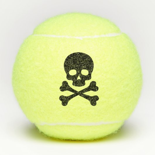 Balles De Tennis Skulls Bones (Devant)