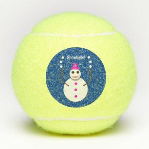 Balles De Tennis Snowlady de Noël Jongler boules de neige amusant
