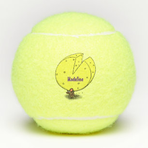 Balles De Tennis Souris mignonne avec dessin animé au fromage