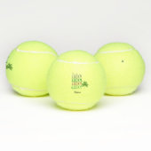 Balles De Tennis St. Patrick's Day avec un Shamrock chanceux pour l (Multiple)