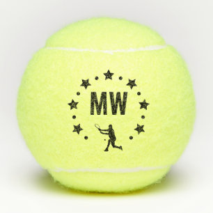 Balles De Tennis Star Player Monogrammé