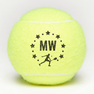 Balles De Tennis Star Player Monogrammé