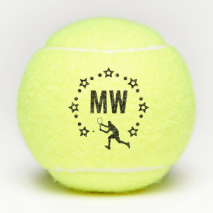 Balles De Tennis Star Player Monogrammé