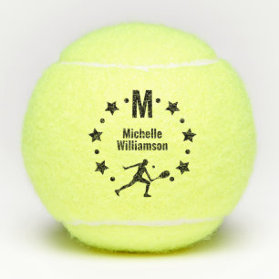 Balles De Tennis Star Player Monogrammé