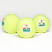 Balles De Tennis Stetson Père Noël Nom personnalisé Noël personnali (Multiple)