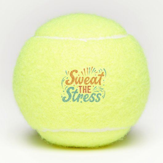 Balles De Tennis Suer Le Stress (Devant)