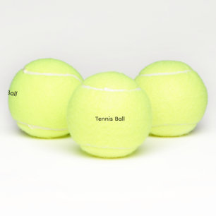 Balles De Tennis Supprimer ce texte et ajouter votre propre concept
