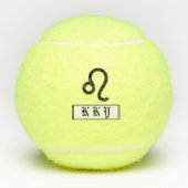 Balles De Tennis Symbole de Leo Zodiac Standard par Kenneth Yoncich (Devant)