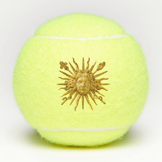 Balles De Tennis Symbole de Louis XIV le Roi Soleil (Devant)