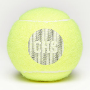 Balles De Tennis Tennis Ball Net Initiales de l'école Sports Love A