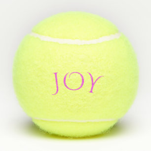 Balles De Tennis Tennis Balls Joie - Texte personnalisé, Police, Co