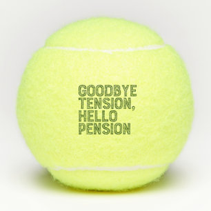 Balles De Tennis Tennis Retraite Adieu tension Bonjour Pension 