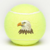 Balles De Tennis Tête d'aigle américain (Dos)