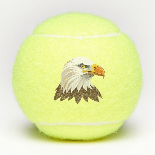 Balles De Tennis Tête d'aigle américain (Devant)